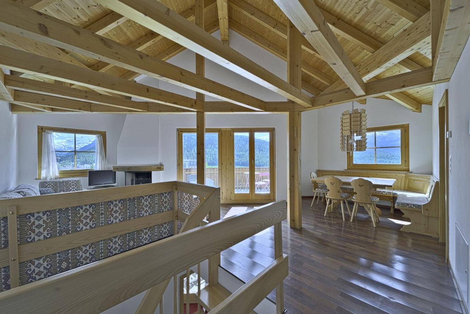 Chesa San Peider - Pontresina Apartment Bagian luar foto